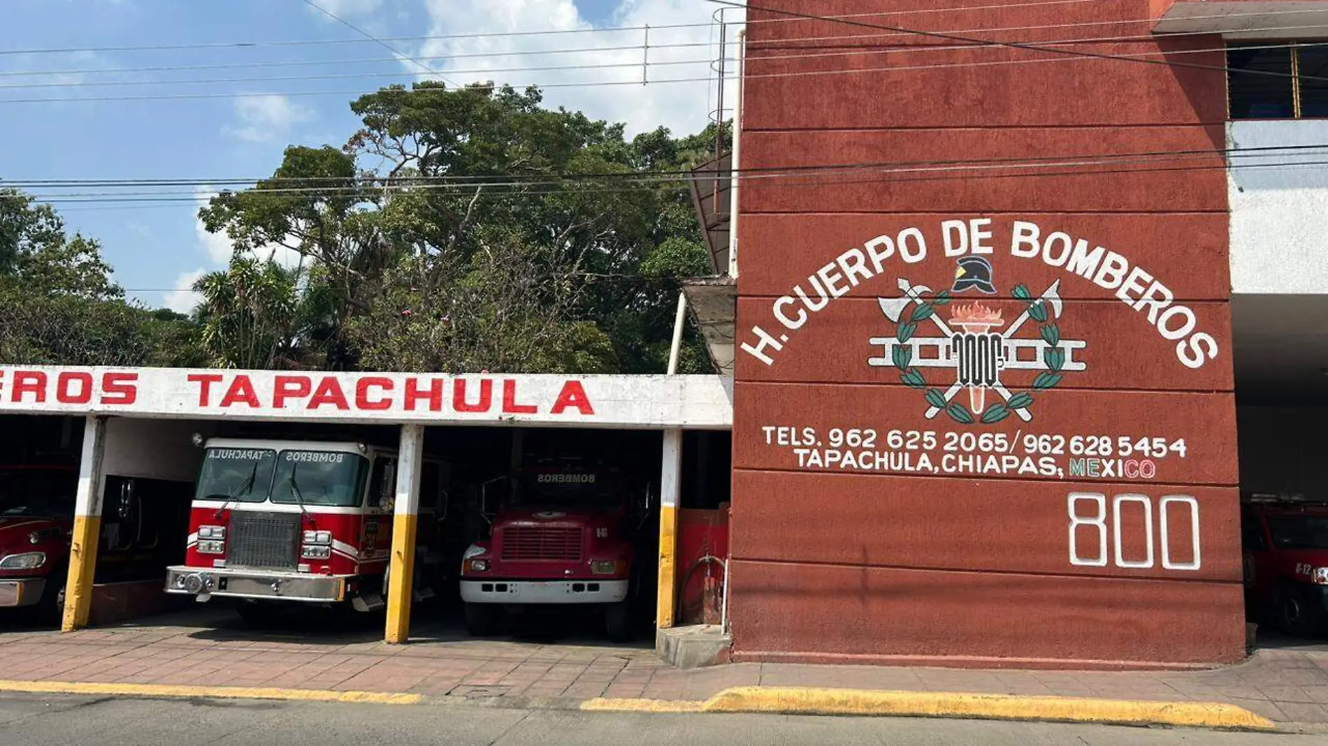 estacion de bomberos de tapachula